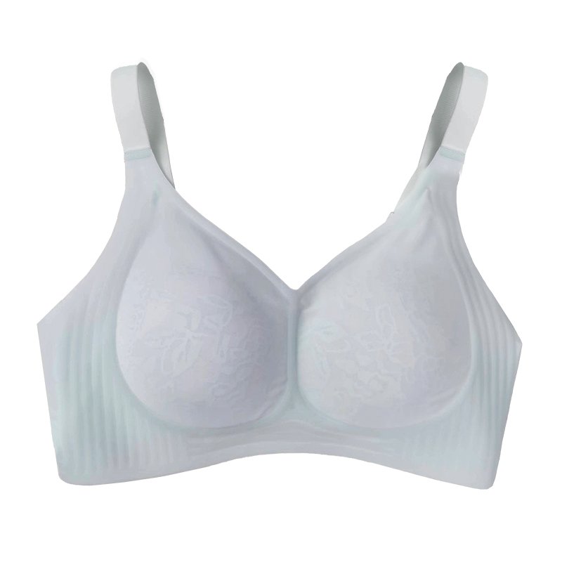 Ultra-Thin Summer Lace Decorated Women's Bra Seamless Underwire Mask with Rabbit Ears Push-Up for Big Breasts Small Sizes