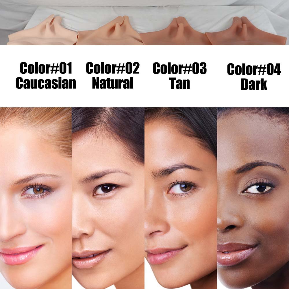 Lifelike Skin Tones Silicone Boobs Half Body Fake Breast Form Crossdresser Big Tits Vest For Transgender Shemale Ladyboy
