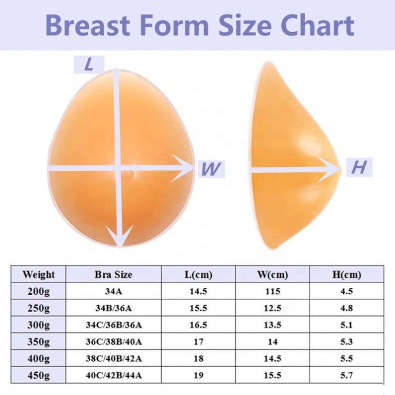 Hot Selling Silicone Breast Forms Soft and Beautiful Women Artificial Boobs Small Flat Chest Favorite