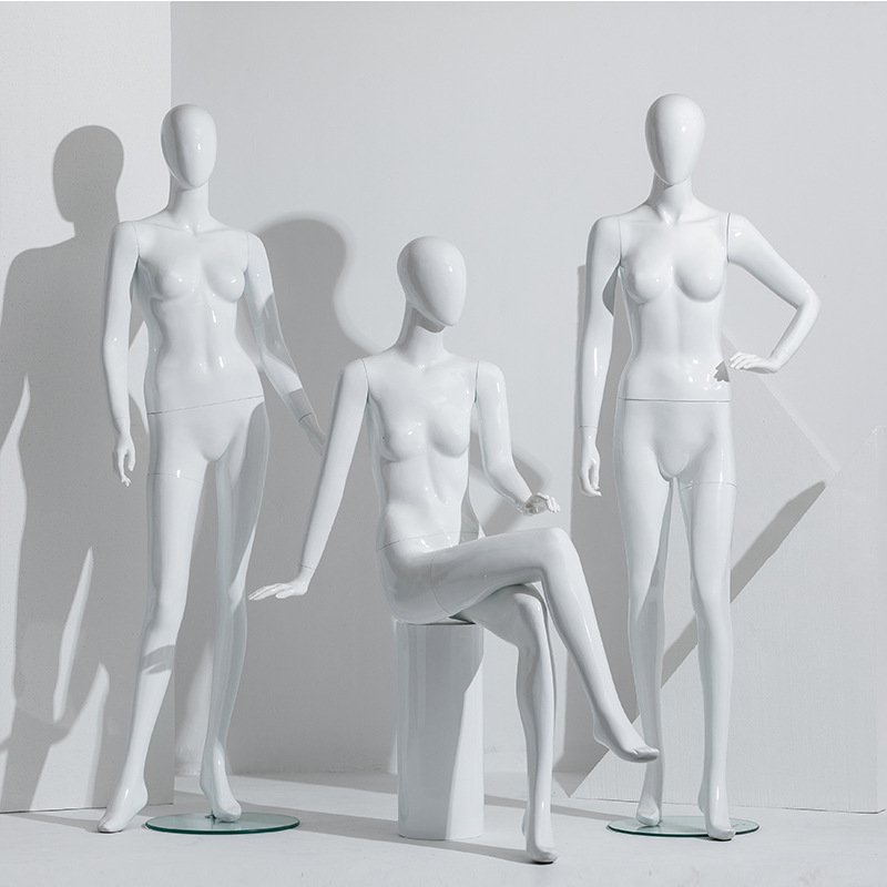 Wholesale Window white Female Mannequins Full Body Dress Form Mannequin Women for Clothes Display