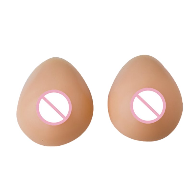 Soft Breast Forms Comfortable Artificial Boobs Silicone 500g/pair 100% Silicone 1 Pair