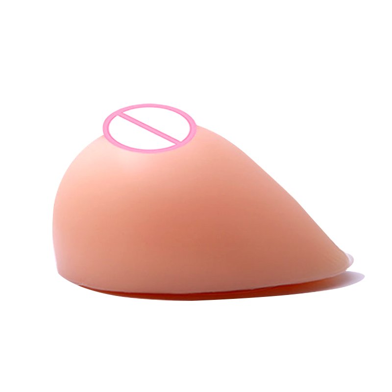 Soft Breast Forms Comfortable Artificial Boobs Silicone 500g/pair 100% Silicone 1 Pair