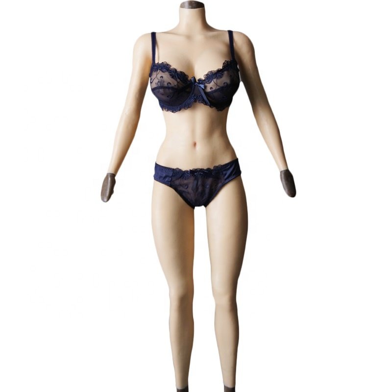 Silicone Female Cyberskin Body Suit One-Piece Tight Zentai CD TD Transgender Pussy Breast Form Crossdresser