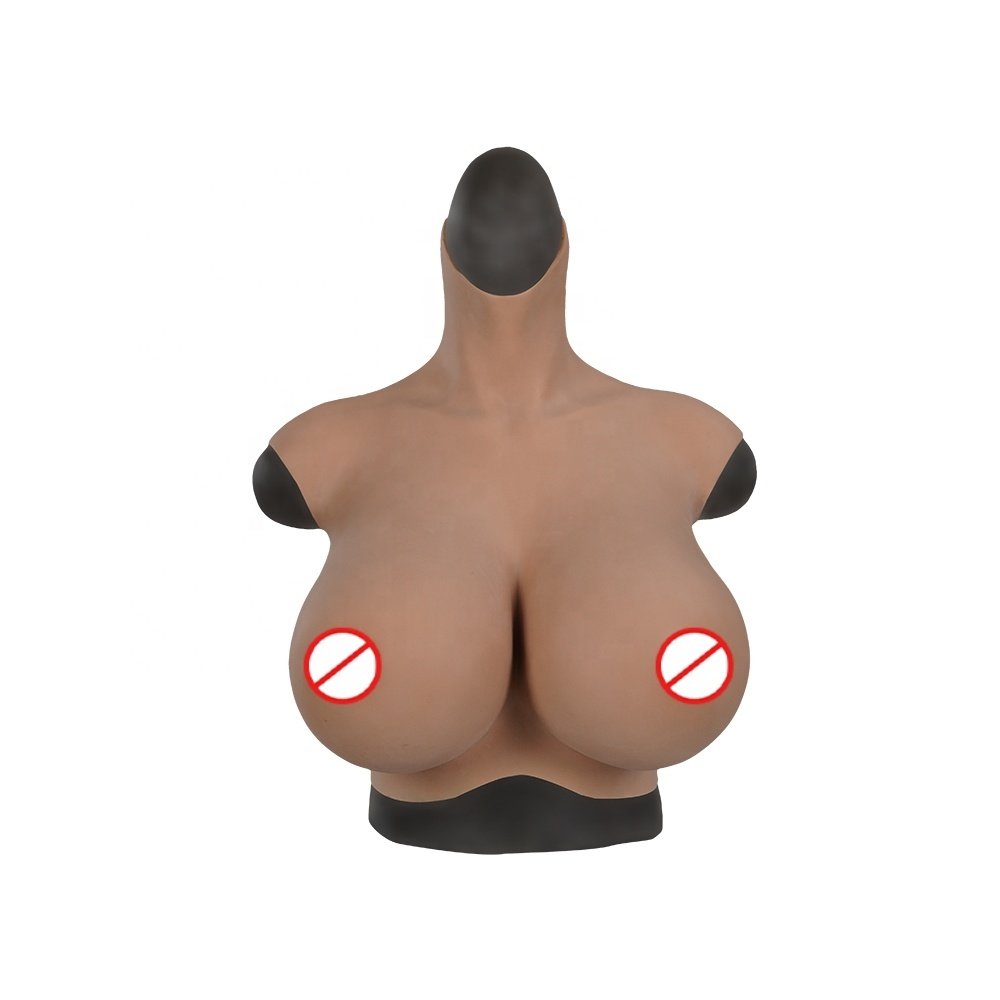 Artificial Cosplay Silicone Breast Forms Fake Boobs Breast Prosthesis Woman Chest for Shemale Transgender Cosplayer