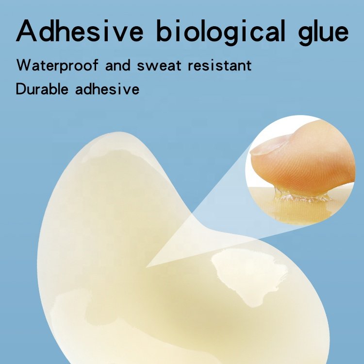 New Arrival Mango Cup Breast pasties Thin Adhesive Strapless Invisible Solid Push up Silicone Bra