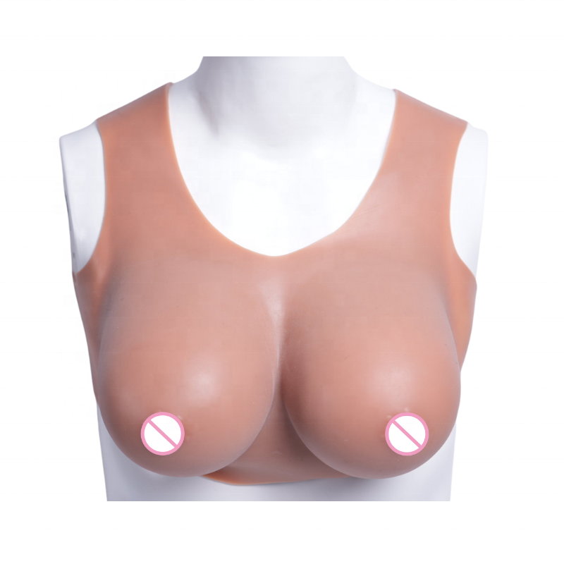 Silicone Breastplate B-F Cup Fake Boobs Breast Forms Realistic Fake Breasts for Crossdresser Transgender Drag Queen