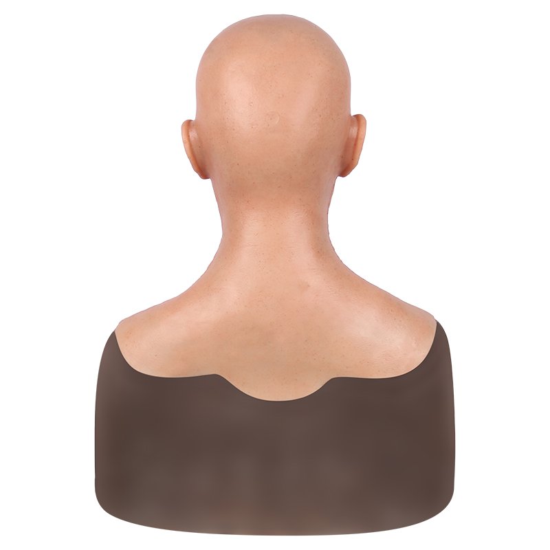 Realistic 100% silicone Mask Bald Old Man Face the halloween mask Cosplay Masks Props Funny Masque