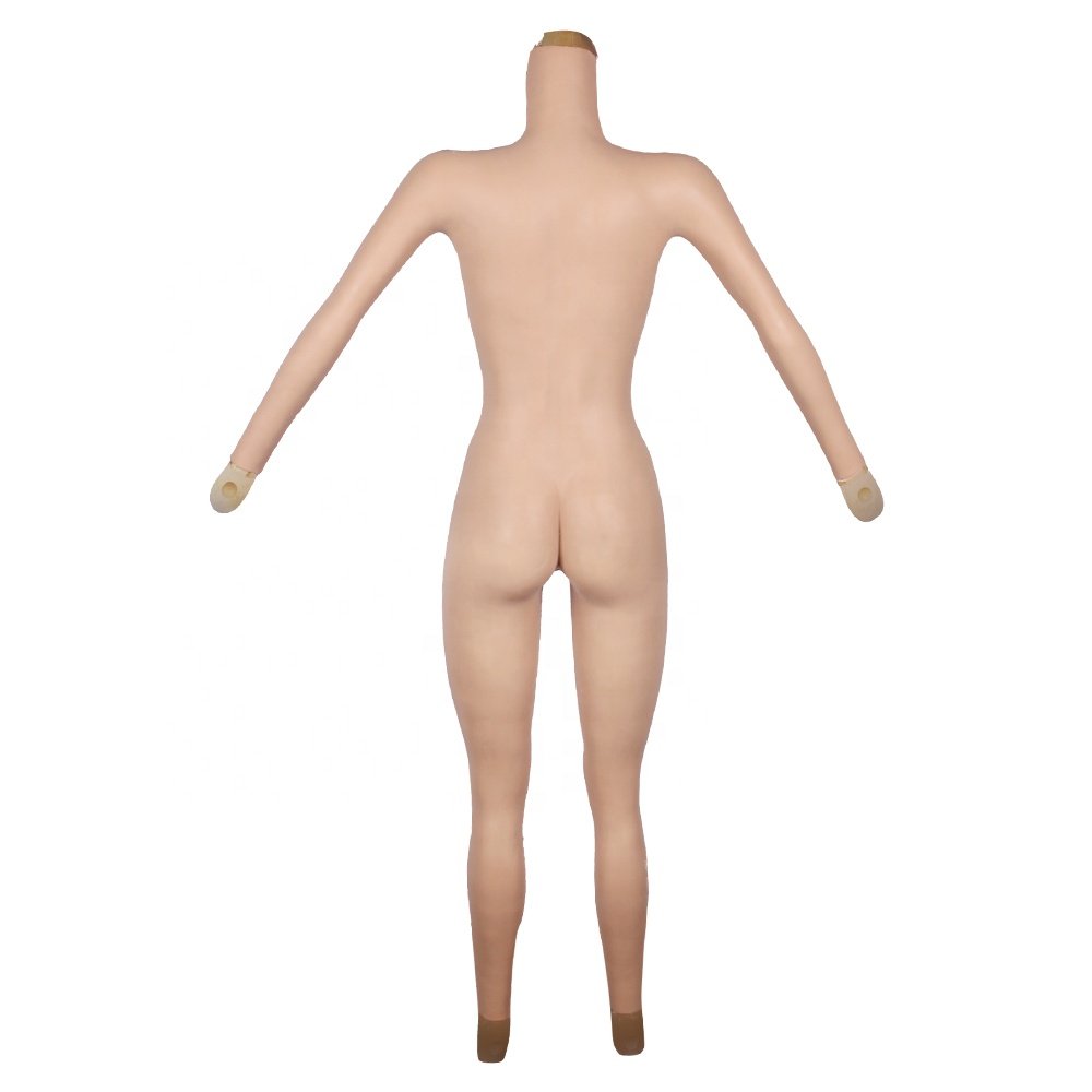 Female Realistic Breast Form Fake Butt Bodysuit Crossdressing Artificial Vagina Costumes Full body Silicone Suit Drag Queen