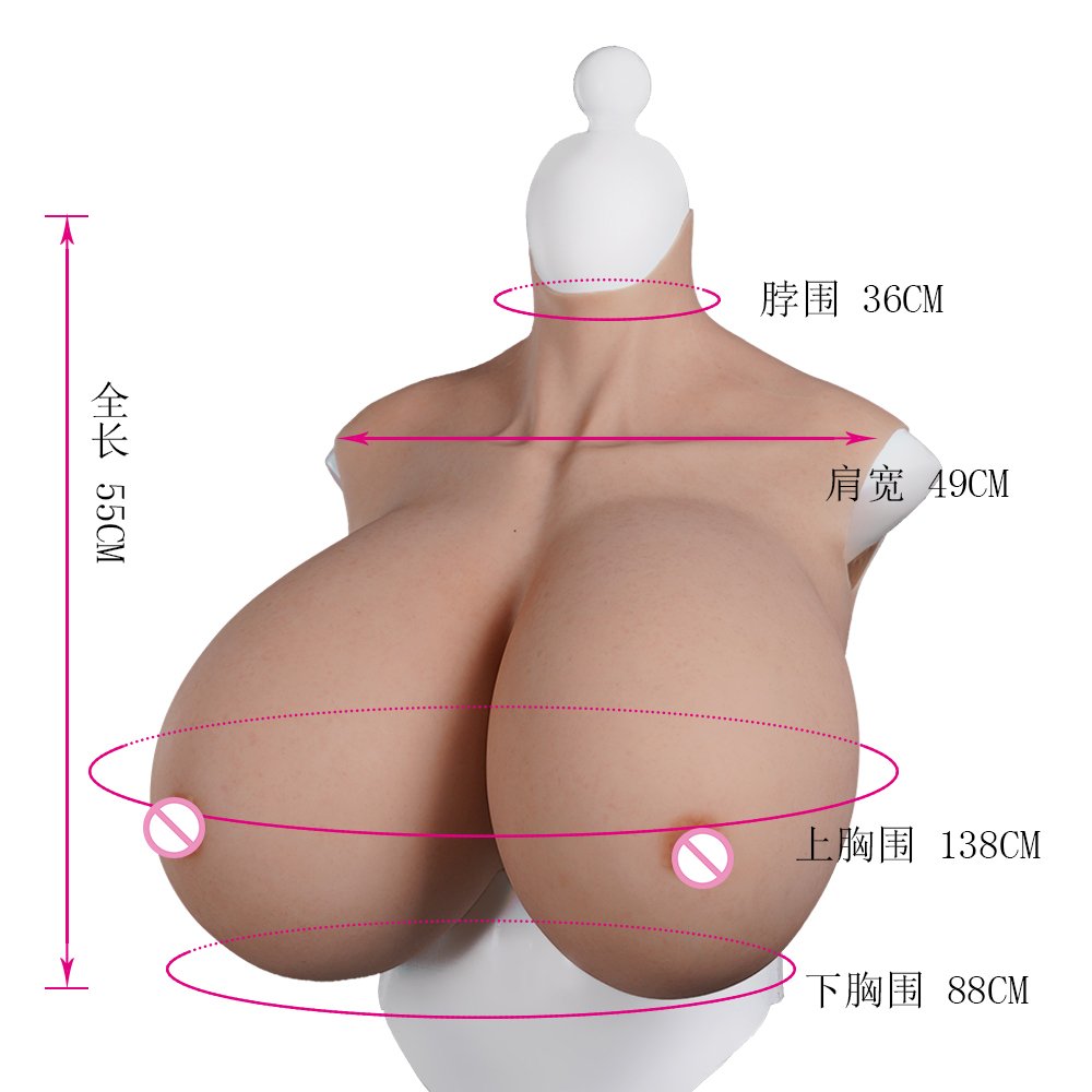 Z Cup Silicon Breast Forms Realistic Fake Boobs Tits Enhancer Crossdresser Shemale Transgender Crossdressing