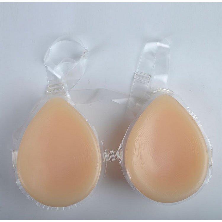 URCHOICE Breast form Detachable silicone Fake bra breasts prosthesis for Mastectomy Postoperative Cross-dressing