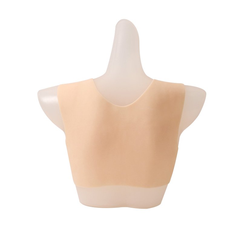 Man To Woman Low neck Realistic False Silicon Female Breast Forms Fake Silicone breastplate Boobs Prosthesis Cosplay for women