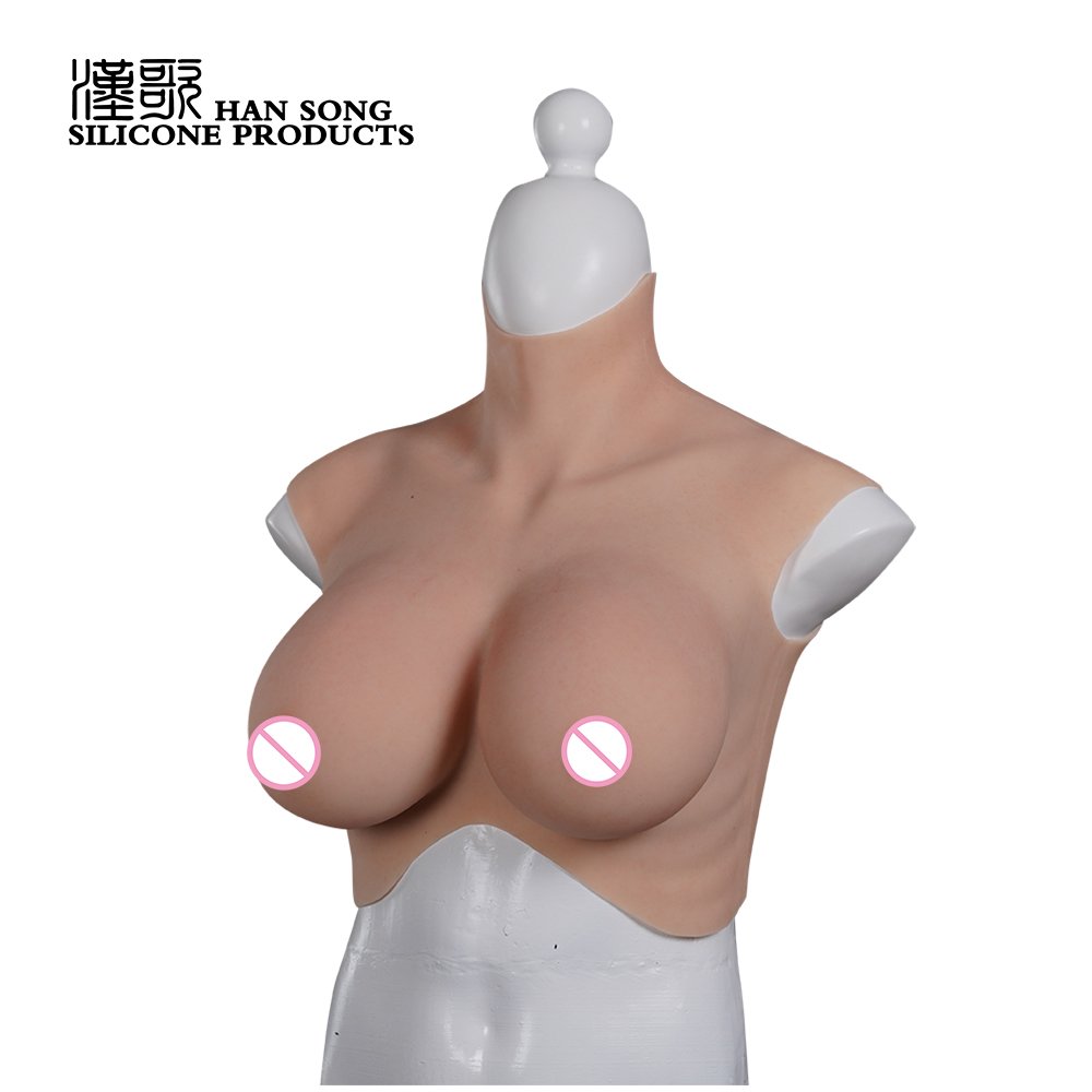8th Generation XL Size Realistic Boobs Huge Tits Realistic Boobs Drag Queen Half body Silicone Breasts Forms Breast Plate