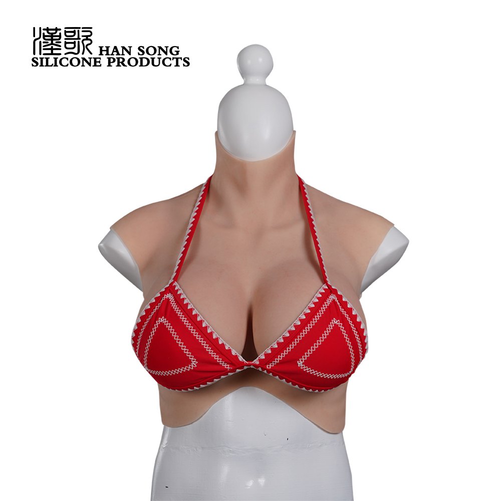 8th Generation XL Size Realistic Boobs Huge Tits Realistic Boobs Drag Queen Half body Silicone Breasts Forms Breast Plate