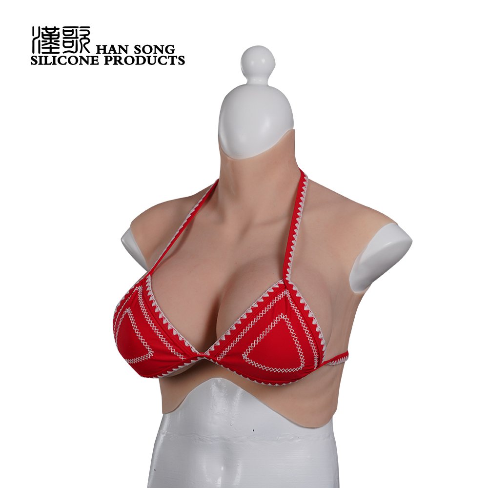 8th Generation XL Size Realistic Boobs Huge Tits Realistic Boobs Drag Queen Half body Silicone Breasts Forms Breast Plate