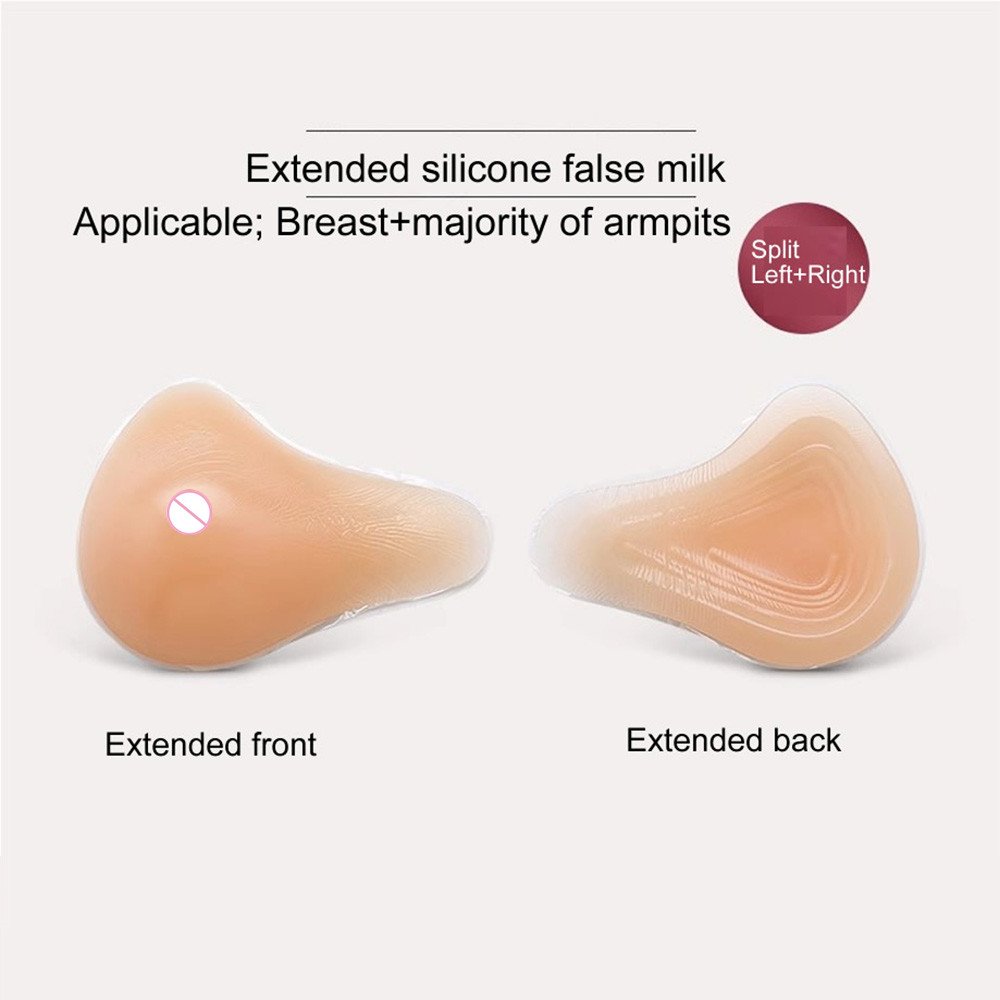 Silicone Breast Bra Surgical Resection Artificial Prosthesis After Breast Cancer Surgery Lengthened Shaped False Boobs