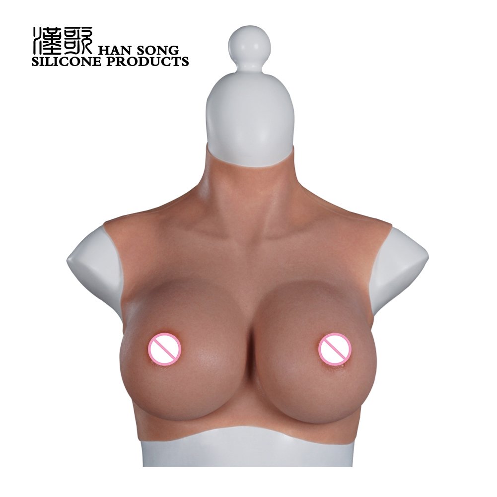 Factory Direct Supply Realistic Boobs Huge TitsTransgender Silicone Breast Plate C-H Cup silicone Breast Forms