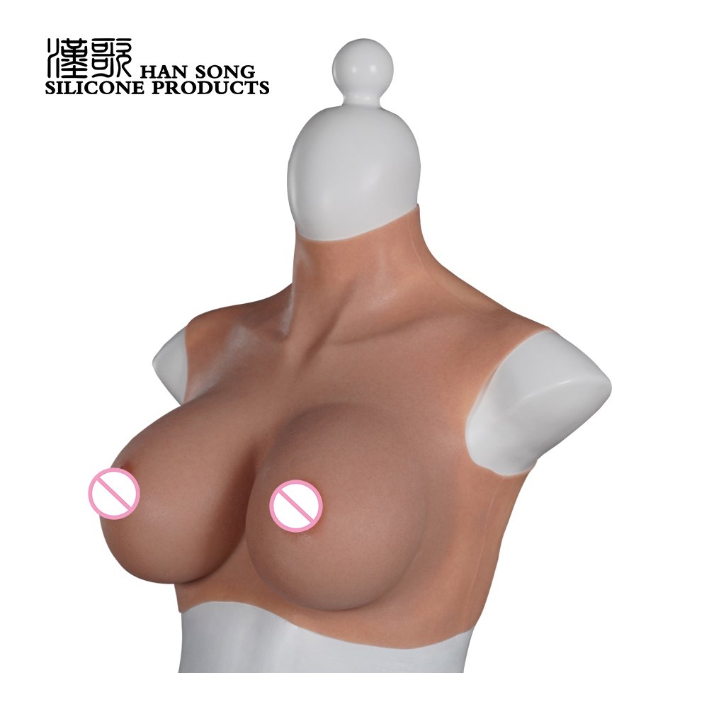 Factory Direct Supply Realistic Boobs Huge TitsTransgender Silicone Breast Plate C-H Cup silicone Breast Forms
