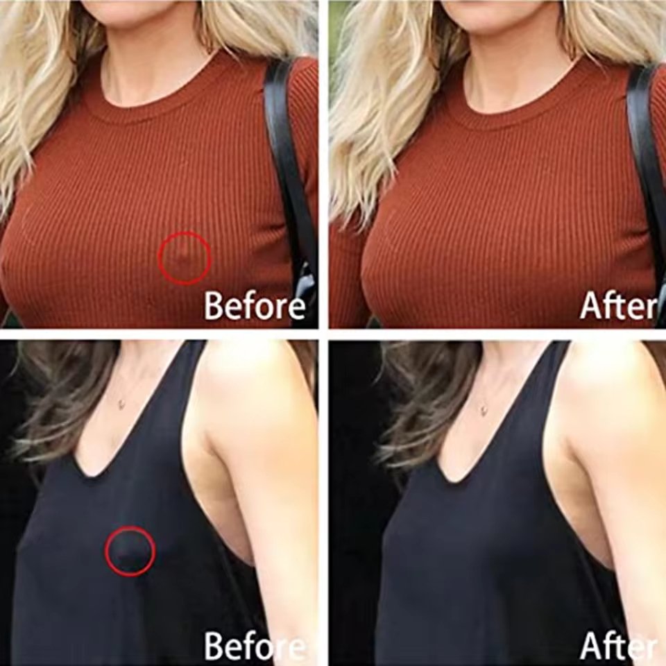 Lingerie ladies reusable nude set underwear silicone chest patch breathable opaque sticker/silicone breast form