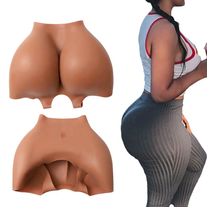 women silicone panties Breast Form Silicone Buttocks Hips Lifter Pants Fake Padded Panties Bombom Silicone Shaper Butt And Hip