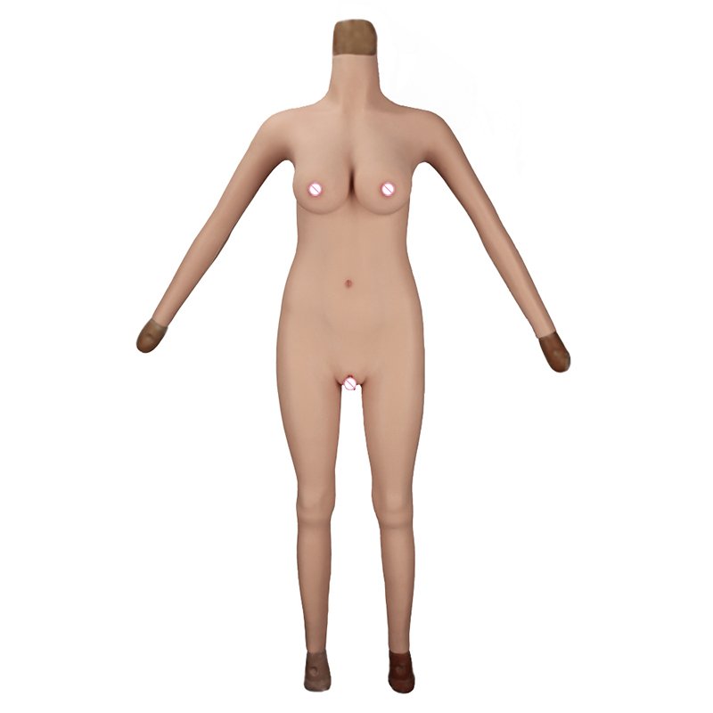 Eta Female Realistic Breast Form Fake Butt Bodysuit Crossdressing Artificial Vagina Costumes Full body Silicone Suit Drag Queen