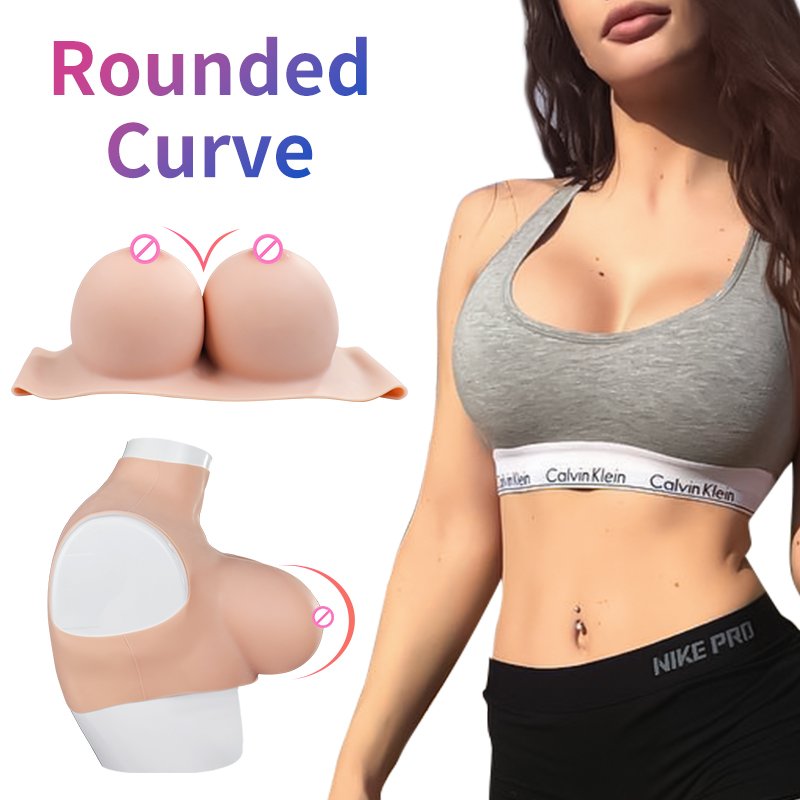B-G Cup Silicone Breast Forms Large Size Realistic Fake Boobs Enhancer for Men Women Crossdresser Drag Queen Shemale Transgender