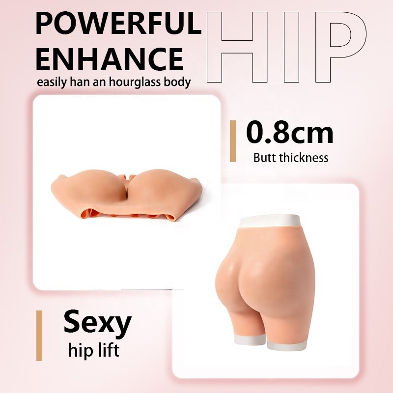silicone butt and hips padded silicone panties bra for women underwear plus size shaper silicon buttocks and hips enhancer