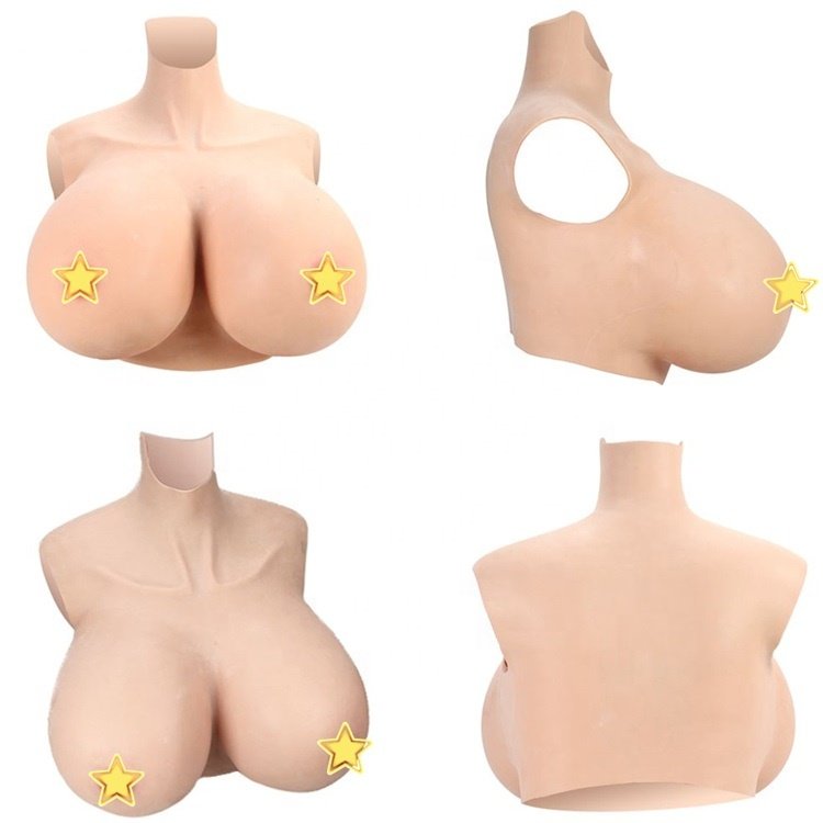 Silicone Breast Artifical Z cup Breast Form Cotton Filled Big Boobs for drag queen transgender crossdresser shemale