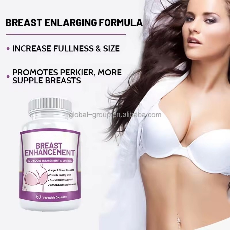 OEM ODM Factory Healthcare Herbal Supplements Natural Breast Boosting Pills in the Form of Breast Enlargement Capsules