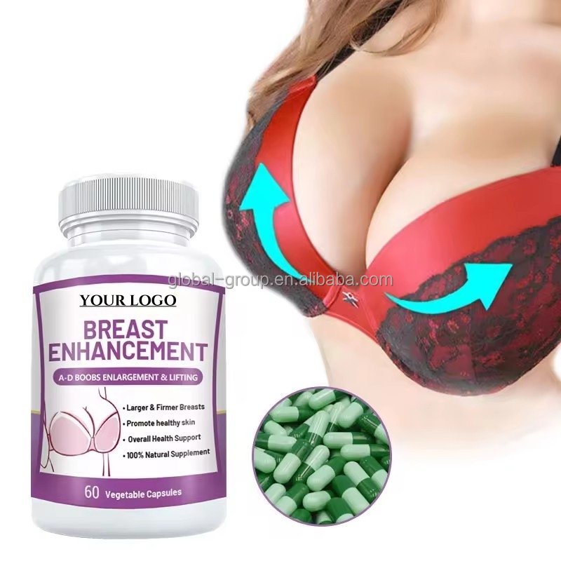 OEM ODM Factory Healthcare Herbal Supplements Natural Breast Boosting Pills in the Form of Breast Enlargement Capsules
