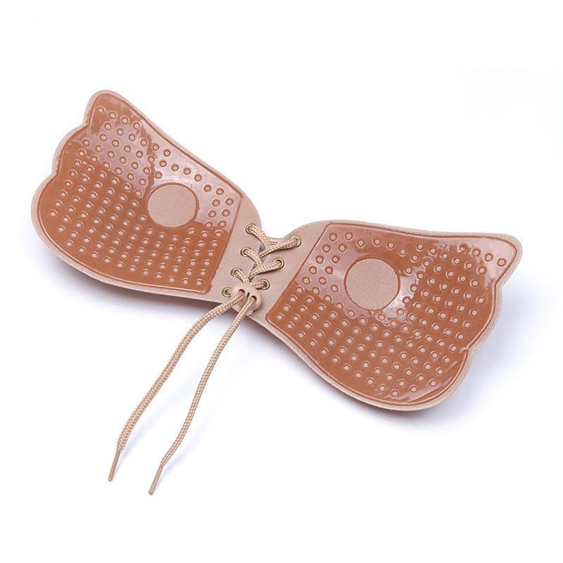 Hot Sale Anti Sagging Self Adhesive Backless Breast Lift Strapless Sticky Silicone Invisible Bras For Wedding Party Dress