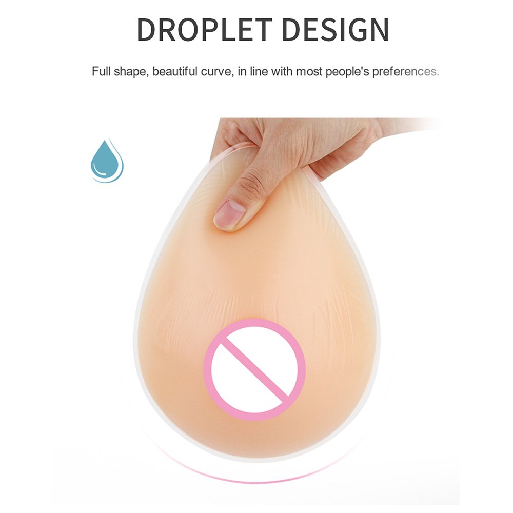 Drop shaped silicone implant False breast breast implant silicone invisible bra Silicone Breast Form Supports Artificial Chest