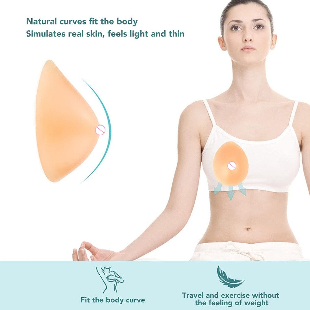 Drop shaped silicone implant False breast breast implant silicone invisible bra Silicone Breast Form Supports Artificial Chest