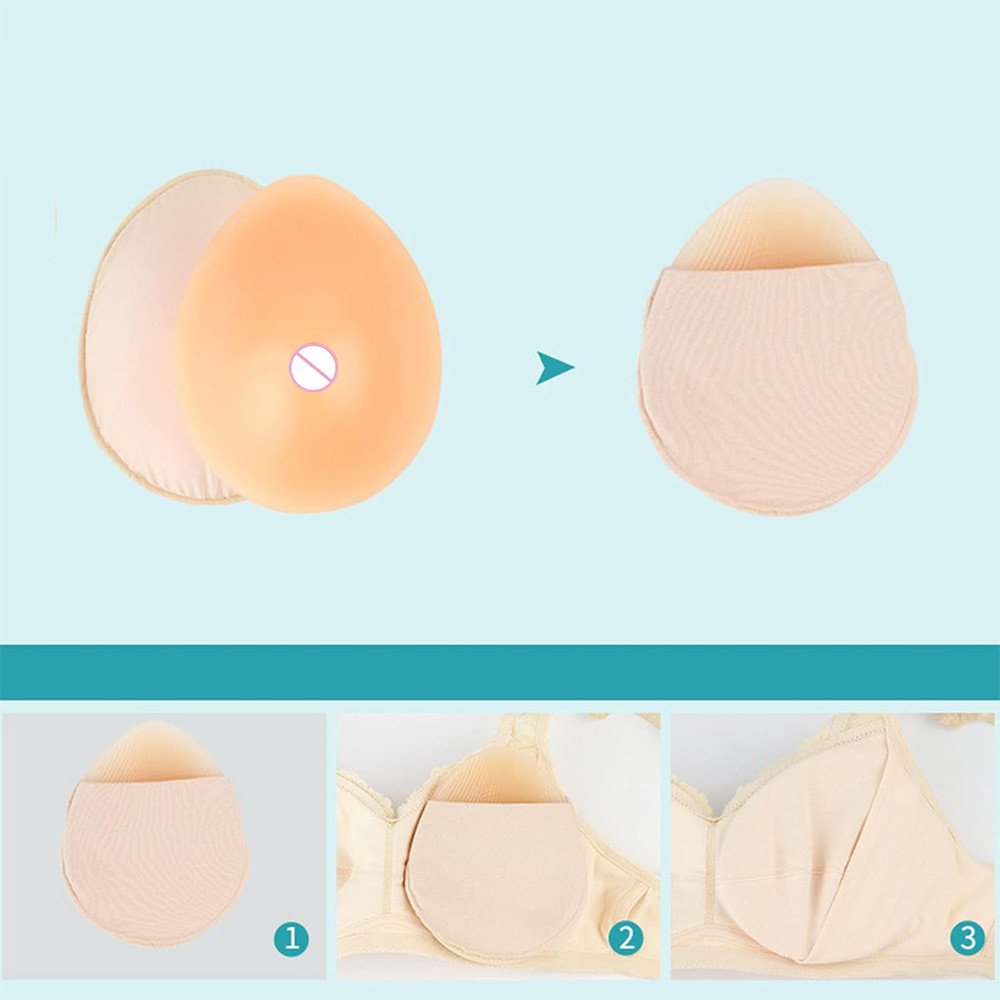 Drop shaped silicone implant False breast breast implant silicone invisible bra Silicone Breast Form Supports Artificial Chest