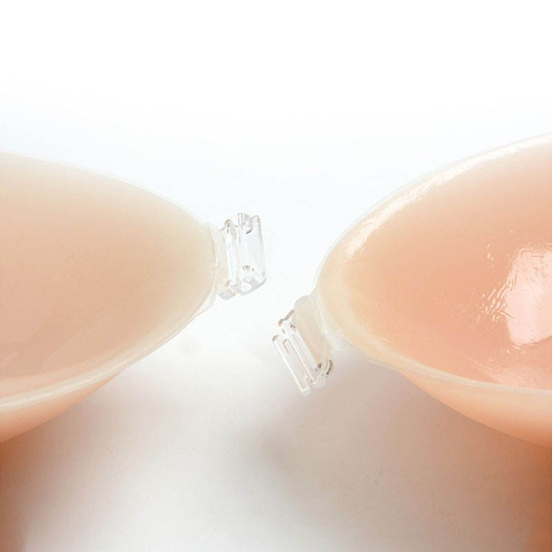 Custom OEM OEM Comfortable Backless Beauty Breast Wireless Sticky Bra Strapless Adhesive Invisible Silicone Bra