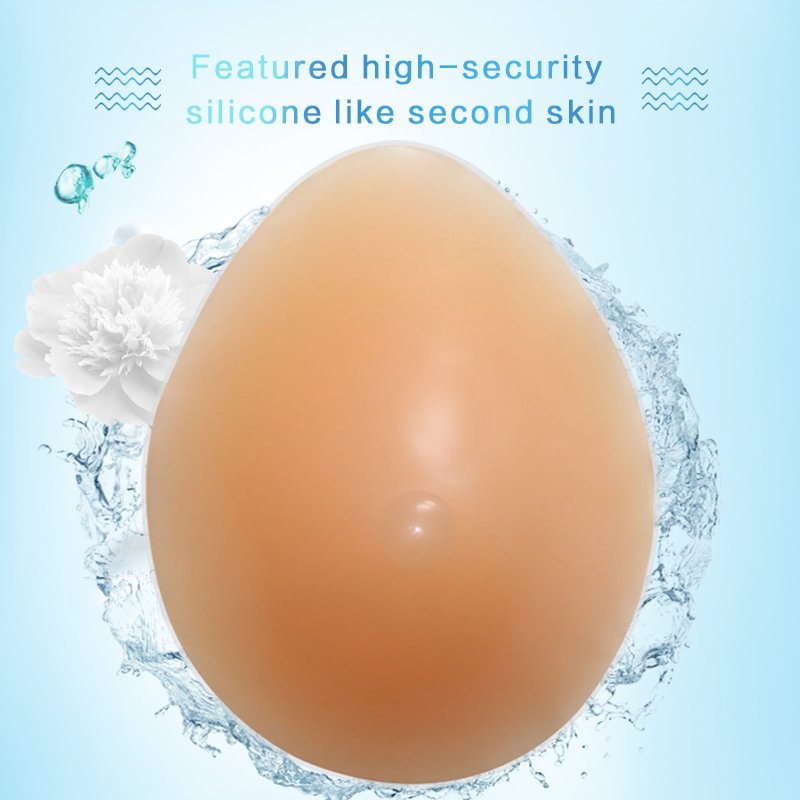 Hot Selling Silicone Breast Forms Soft and Beautiful Women Artificial Boobs 120g/pc Small Flat Chest Favorite