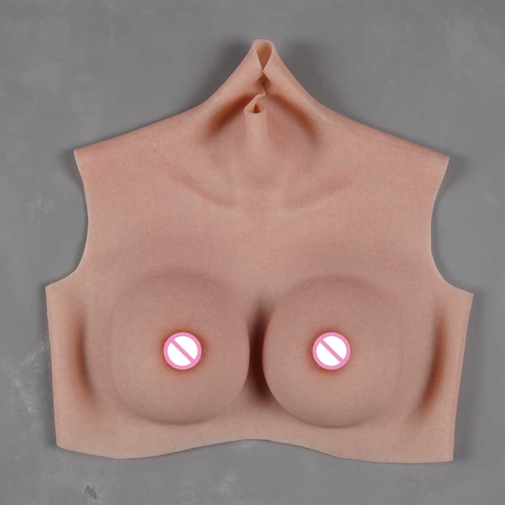 urchoice huge silicone crossdressing breast forms costume for men crossdresser wearing suit