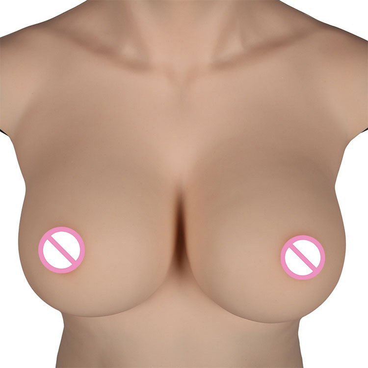 URCHOICE Realistic Half Body Silicone Breast Forms CD Crossdresser Drag Queen Mastectomy Transvestite Bra Artificial fake breast