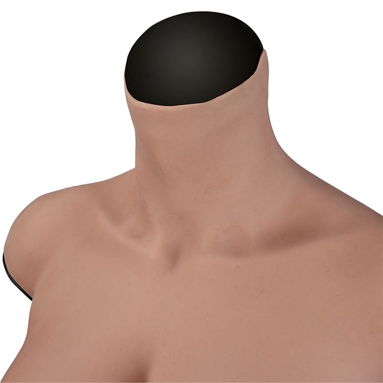 URCHOICE Realistic Half Body Silicone Breast Forms CD Crossdresser Drag Queen Mastectomy Transvestite Bra Artificial fake breast