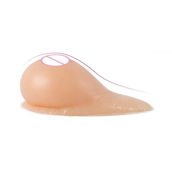 Artificial Realistic Female Lengthened Prosthesis silicone fake breast form boobs