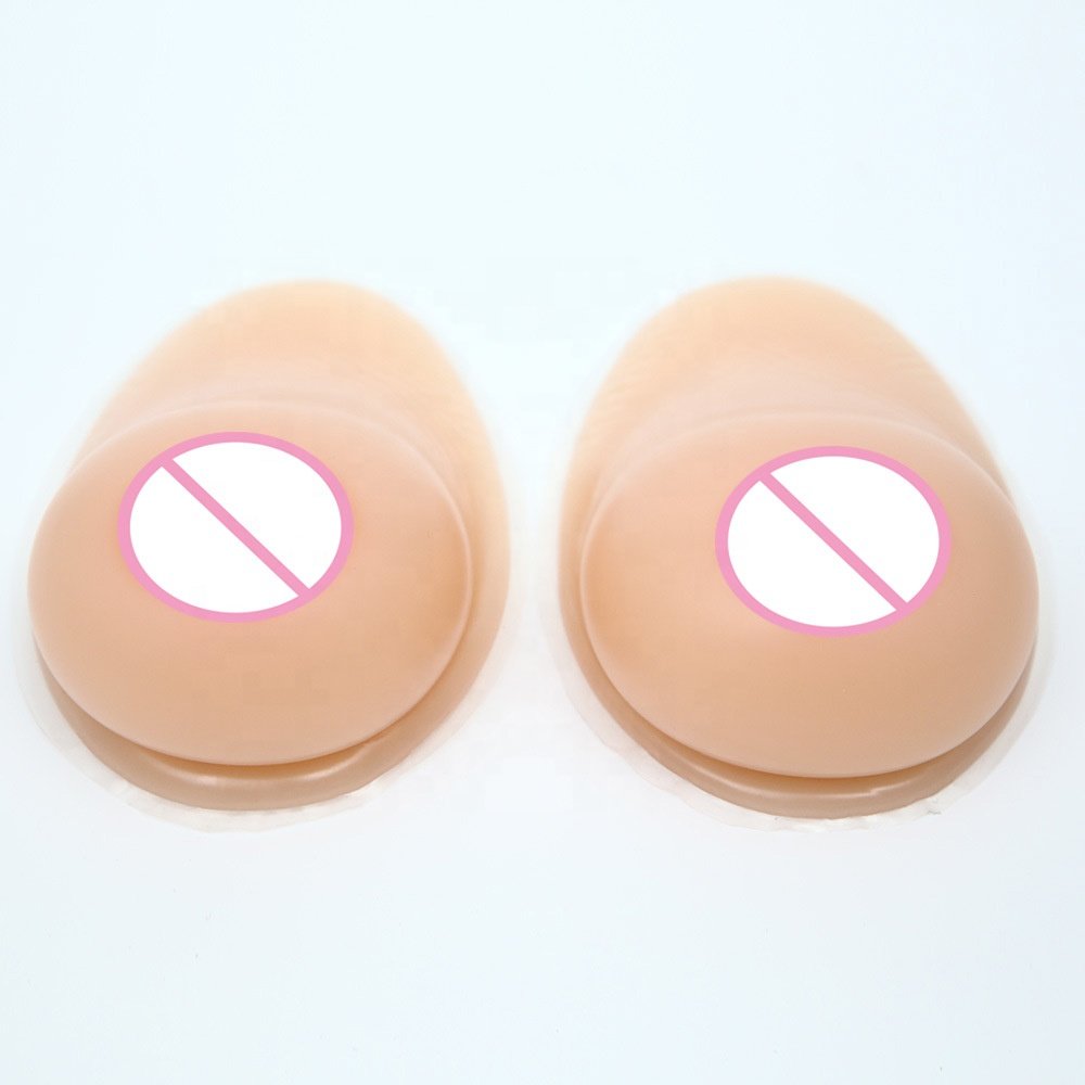 Artificial Realistic Female Lengthened Prosthesis silicone fake breast form boobs