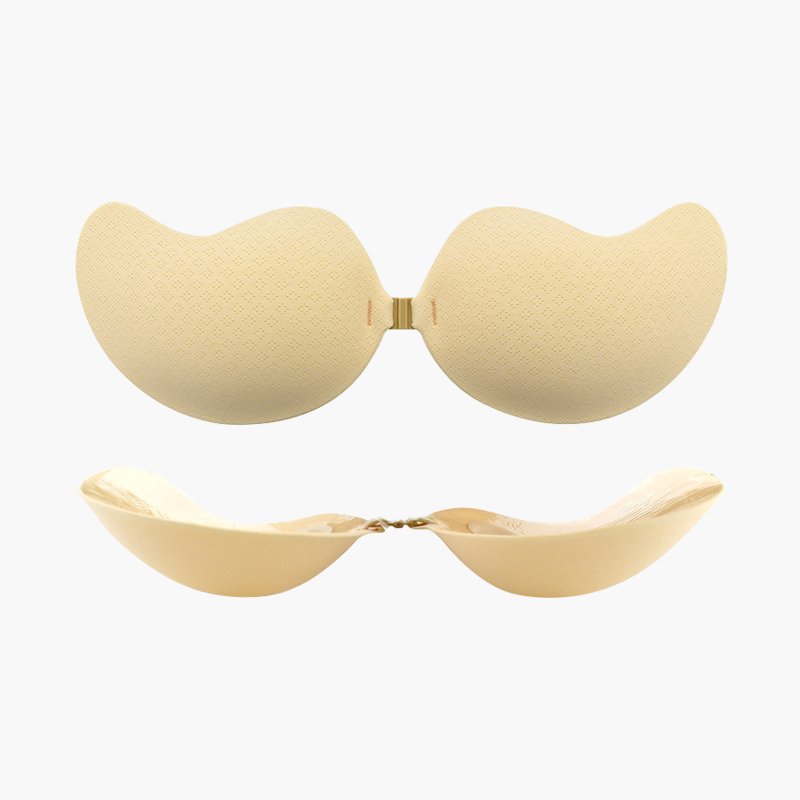 INVISFEEL Lightweight Nude Reusable Silicone Breast Pads Invisible Nipple Stickers Push-Up Nipple Covers