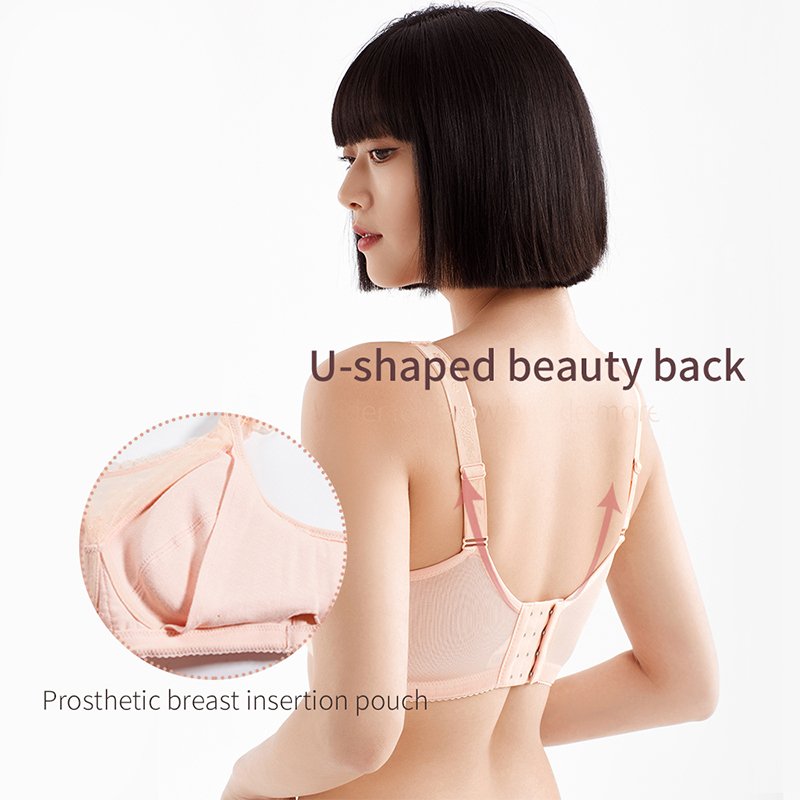 Seamless Post-Surgery Bra Mastectomy Bra Bralette Daily Bra for Breast Prosthesis Breast Forms Artificial False Boobs