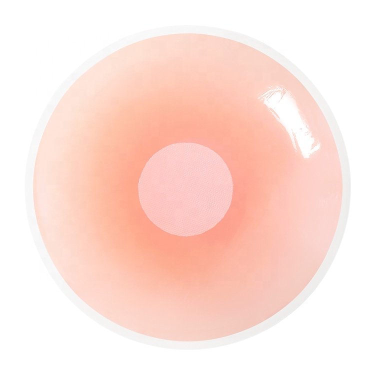 Silicone Nipple Covers, Women's Reusable Adhesive Invisible Pasties Nippleless Covers Round and flower shape