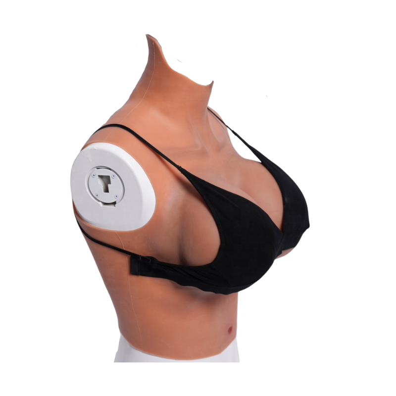 Huge silicone breast cross dresser silicone breast forms k cup bra breast chest for men to women cotton filler