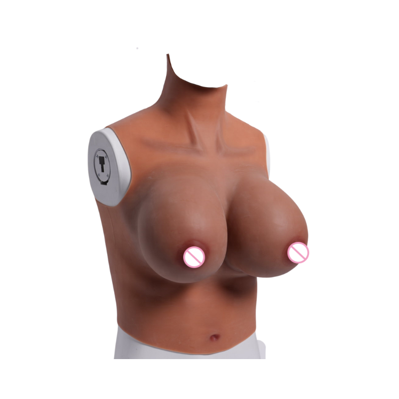 Huge silicone breast cross dresser silicone breast forms k cup bra breast chest for men to women cotton filler