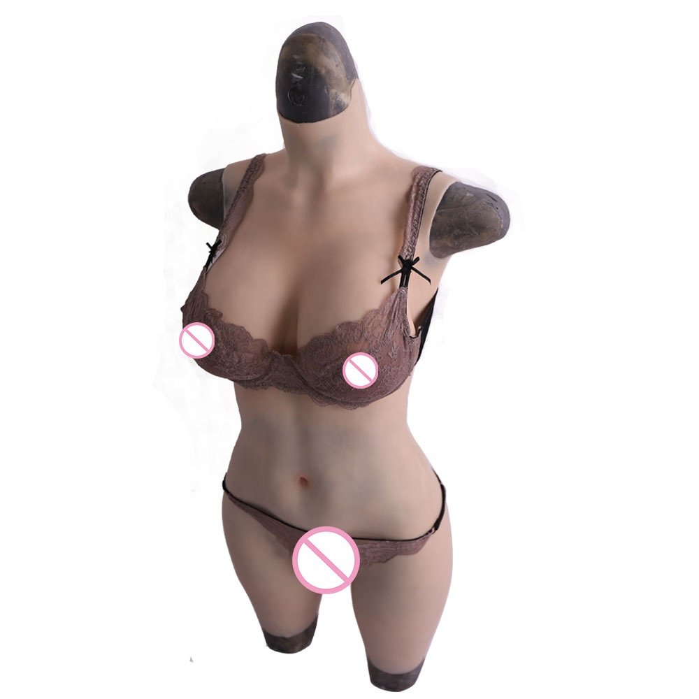 Silicone Suit H cup Breast Realistic Vagina Hips Lifting Tight Breast Form Silicone Female Skin For Crossdresser