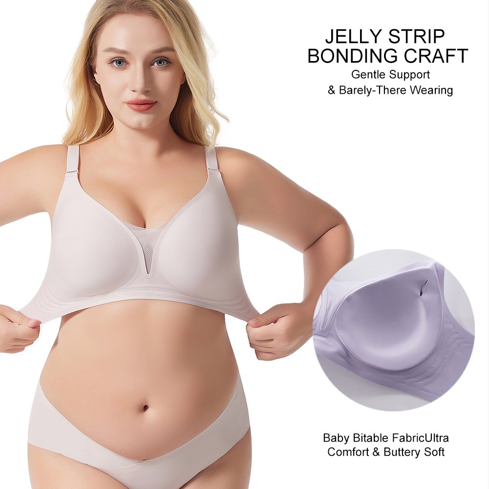 Sexy Plus size seamless wireless fitness bra soft support Beauty back push up breast lift bras seamless Underwear large cup size