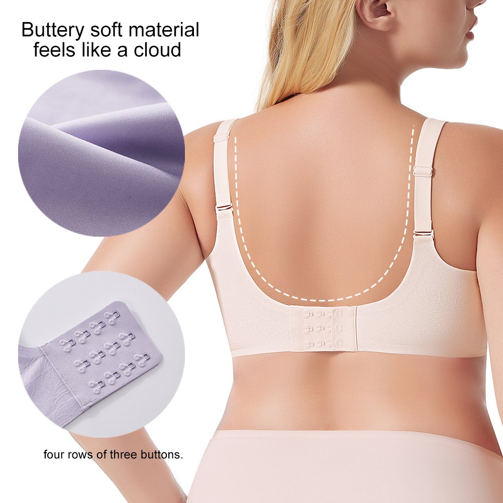 Sexy Plus size seamless wireless fitness bra soft support Beauty back push up breast lift bras seamless Underwear large cup size