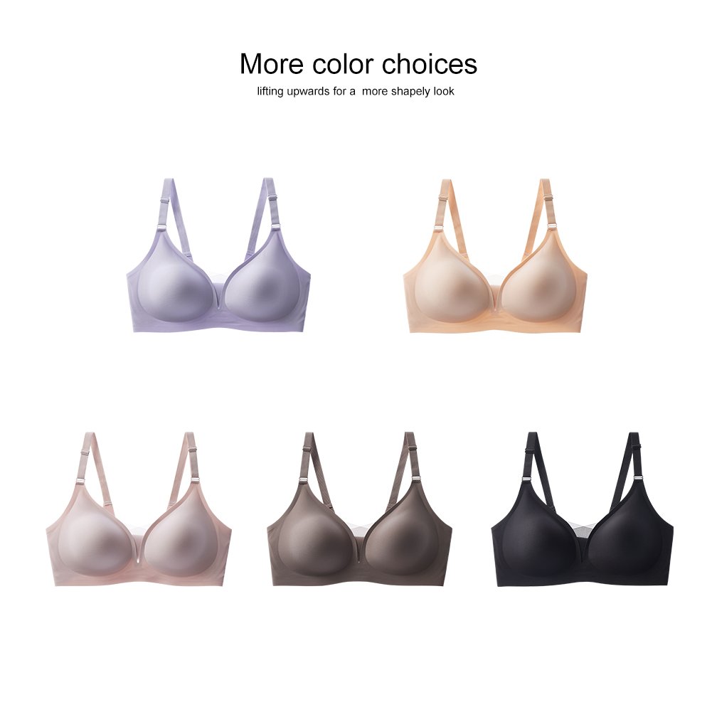 Sexy Plus size seamless wireless fitness bra soft support Beauty back push up breast lift bras seamless Underwear large cup size