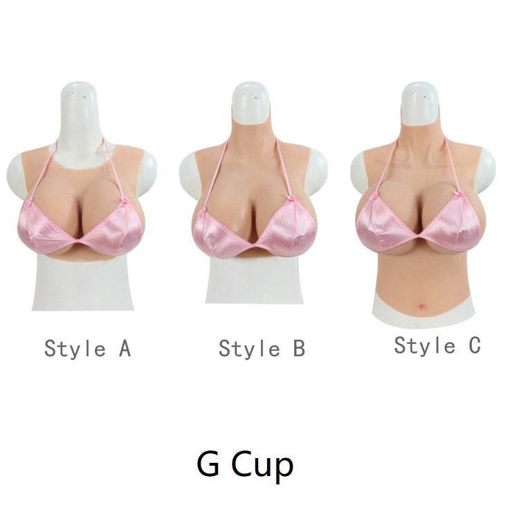 Silicone Breast Forms G Cup Cotton Filled Breastplate Realistic Huge Boobs for Shemale Crossdresser Drag Queen Trangender